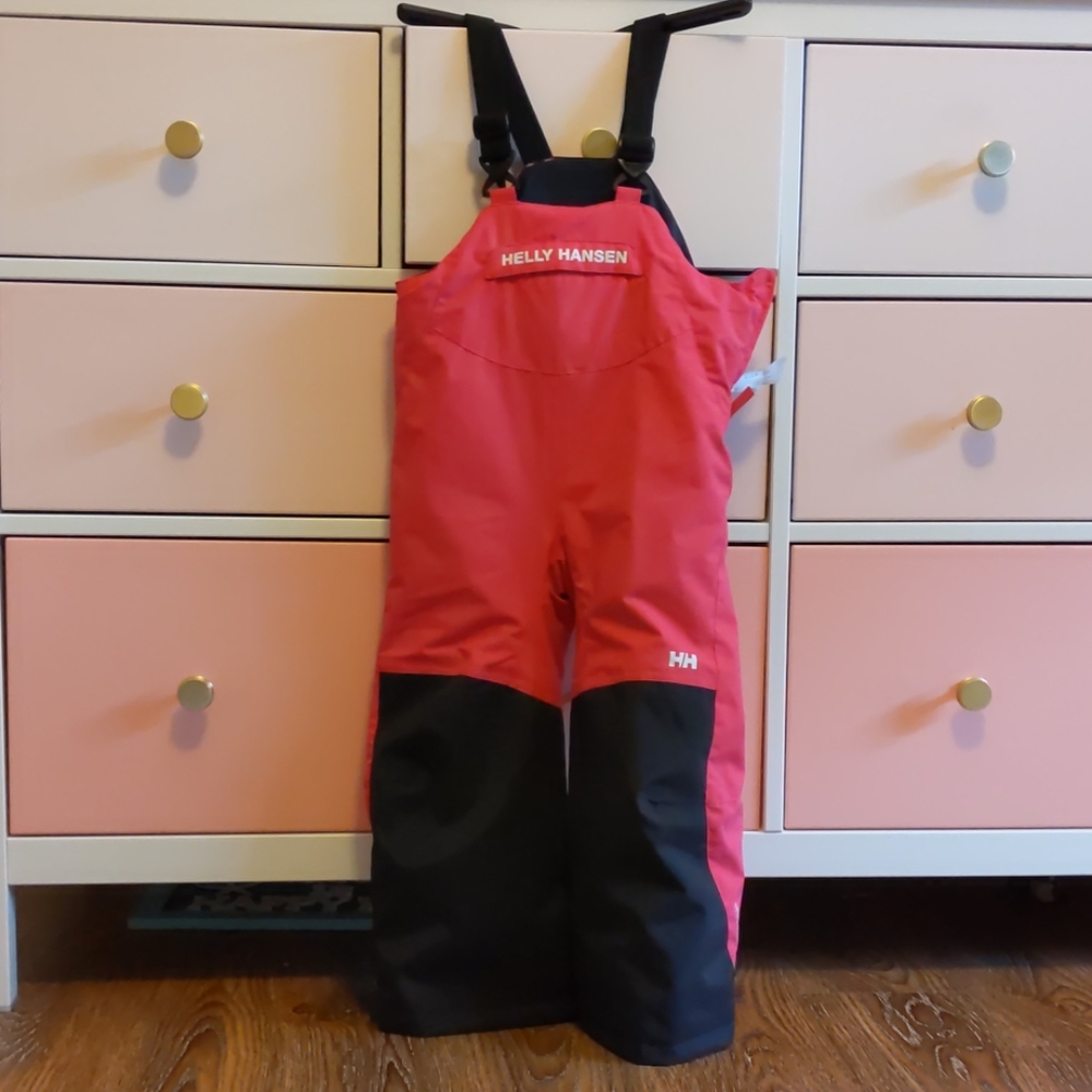 Helly Hansen girls size 4 ski bib